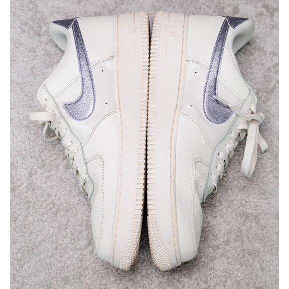 Nike Air Force 1 '07 Sail Oxygen Purple Sneakers Womens Size 10 DV7470-100 - Picture 3 of 13
